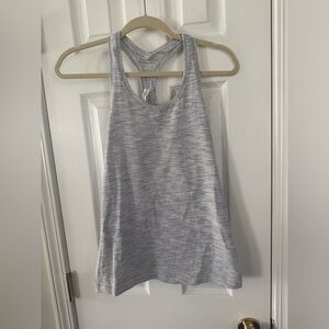 lululemon women’s cool racerback tank grey size 8